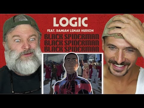 Gay Guys React- Logic - Black SpiderMan ft. Damian Lemar Hudson