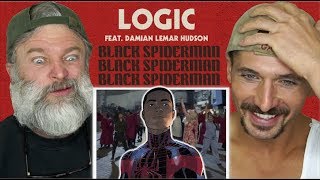 Gay Guys React- Logic - Black SpiderMan ft. Damian Lemar Hudson