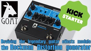 Video thumbnail for Now on Kickstarter: Reviving the legendary guitar effects module Rockman Distortion generator by TC楽器 TCGAKKI