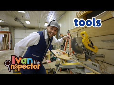 Tools For Kids | Ivan Inspects Tools In A Tool Shop