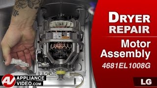 LG Dryer Will Not Tumble - Motor Assembly Repair