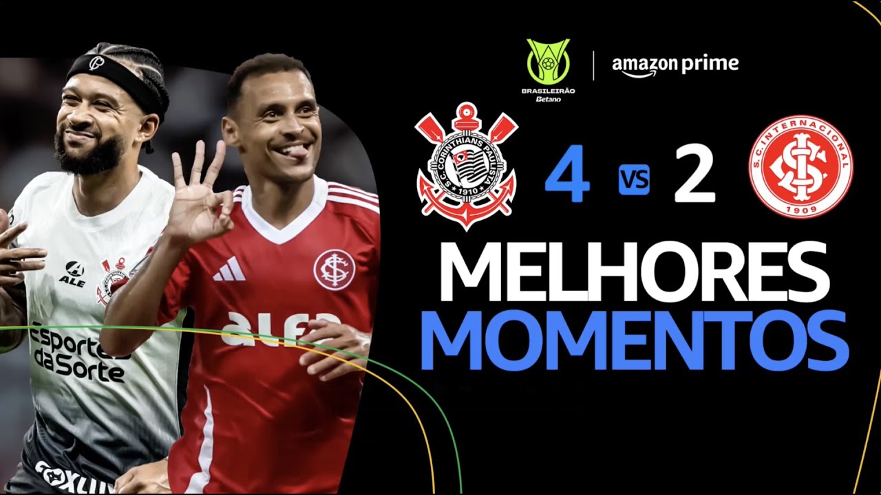 CORINTHIANS 4 x 2 INTER | MELHORES MOMENTOS | CAMPEONATO BRASILEIRO 2025