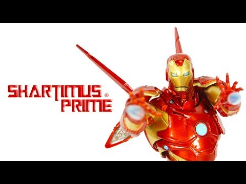 Revoltech Iron Man Bleeding Edge Armor Amazing Yamaguchi Marvel Comics Import Action Figure Review
