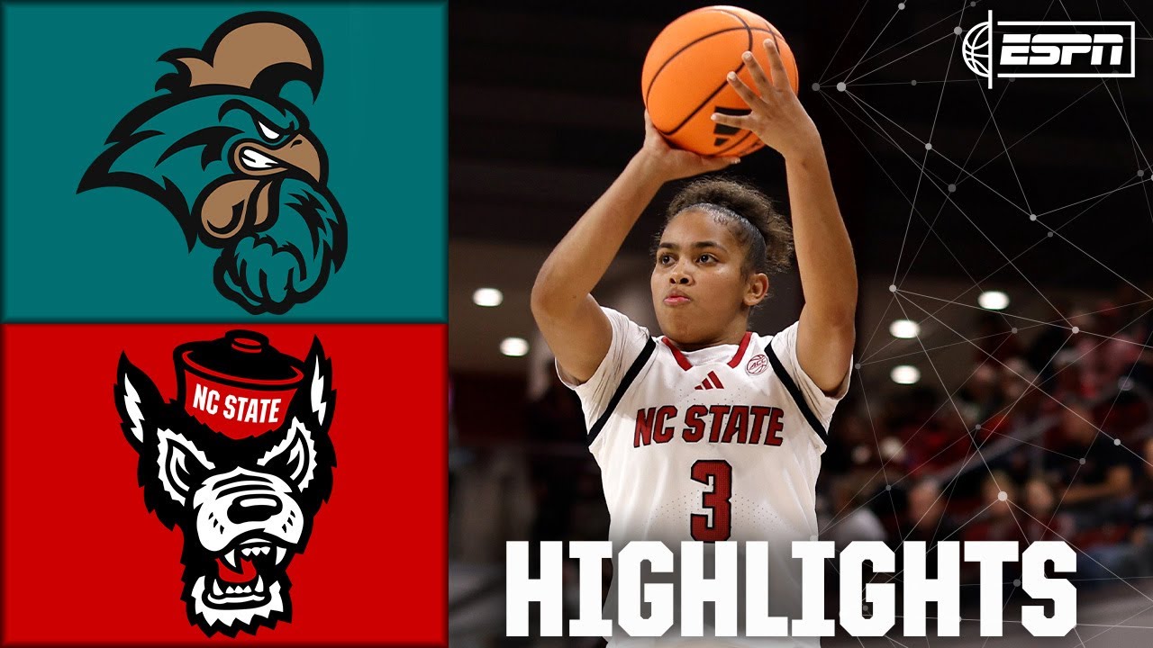 Coastal Carolina Chanticleers vs. NC State Wolfpack | Full Game Highlights | ESPN College Basketball