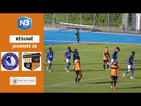RÉSUMÉ NATIONAL 3 : AS CHERBOURG - GRAND QUEVILLY (5-2)