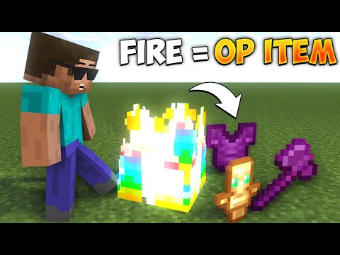 Minecraft but There are Custom Fires