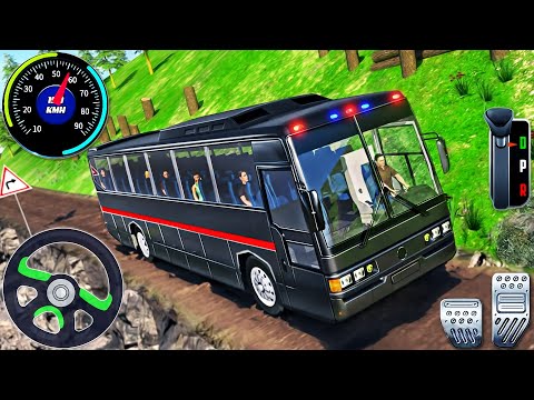 Uphill Offroad Bus Driving Simulator - Real Bus Transport Mountain Driver - Android GamePlay #5