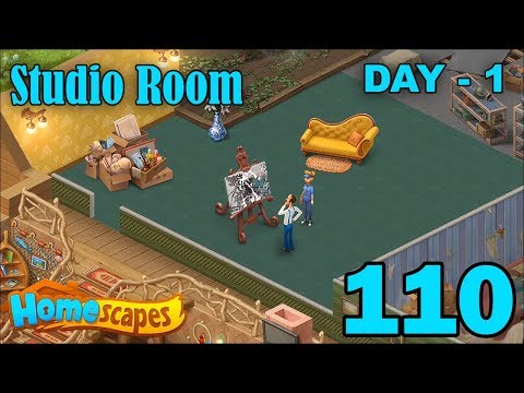 Homescapes Story Walkthrough Gameplay - Studio Room - Day 1 - Part 110