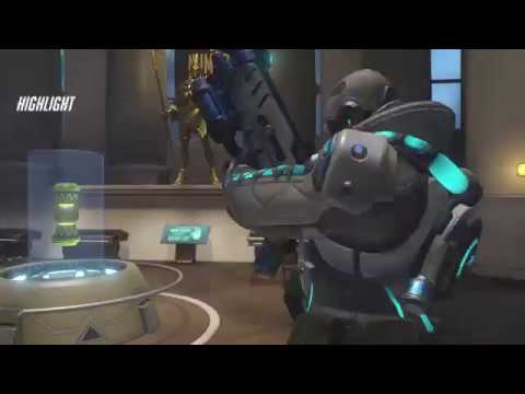 Soldier 76 clearing payload on Numbani
