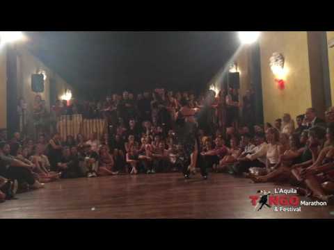  Neri Piliu  and  Yanina Quiñones  are  dancing  at  L'Aquila Tango Marathon & Festival  in  2016
