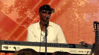 Javier Colon singing In the Arms of the Angels at Deer Park NY on July 9, 2011