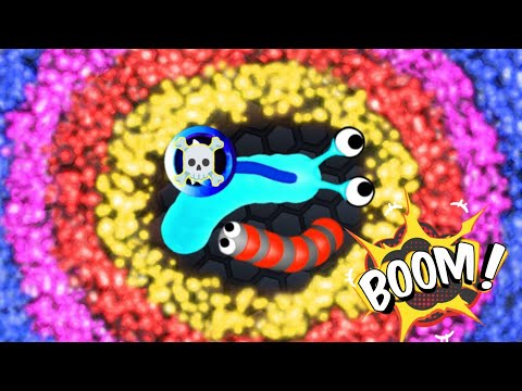 Slither.io - LUCKY HACKER SNAKE // Epic Slitherio Gameplay (Slitherio Funny Moments) saamp wala game