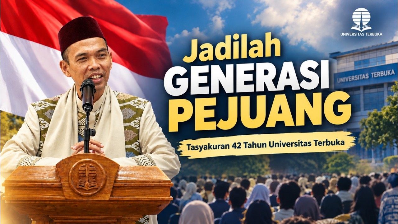 Jadilah Generasi Pejuang | Universitas Terbuka NTB | Ustadz Abdul Somad