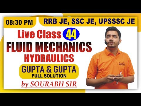 🔴 Live Class #44 | Gupta & Gupta | RRB JE | SSC JE | UPSSSC JE | Civil Engineering | by Sourabh Sir Video