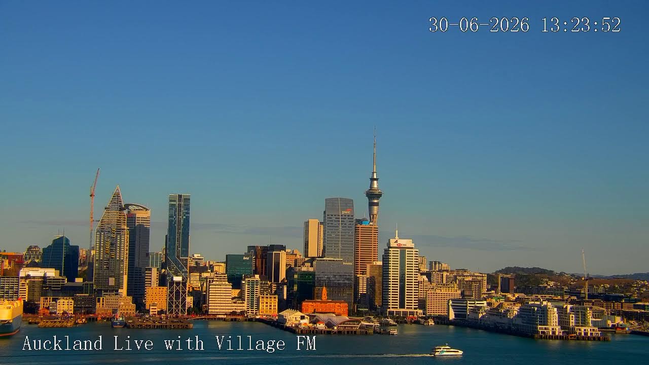 Live webcam view of Sky Tower & Harbour Panorama