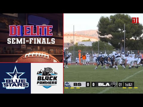 Highlights D1 Elite 2024 - Demi-finale : Blue Stars de Marseille VS Black Panthers de Thonon