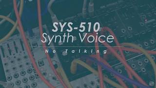 Video thumbnail for Roland SYS-510 // NO TALKING by peakssound