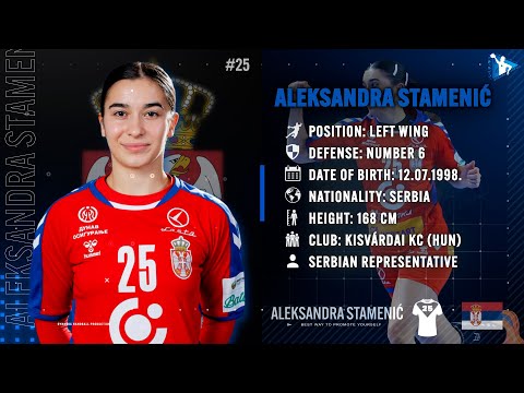 Aleksandra Stamenić - Left Wing - Serbian Representative - Highlights - Handball - CV - 2022/23