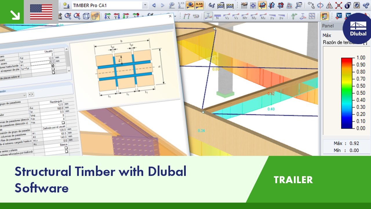 Trailer: Structural Timber with Dlubal Software