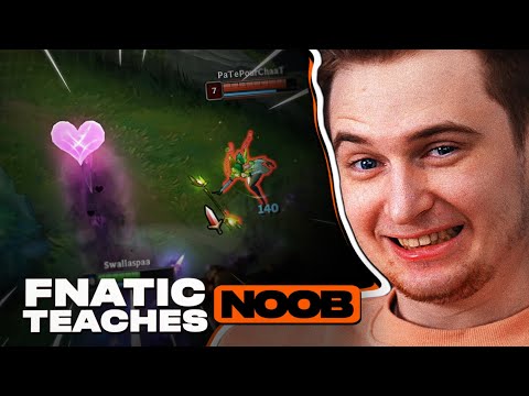 BELIEVE IN YOURSELF! | HUMANOID Teaches Noob AHRI | Fnatic Teaches Noob 2022