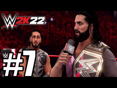 WWE 2K22 My Rise Gameplay Walkthrough Part 7 - WWE Champion