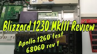 Blizzard 1230 68030 MKIII review and Apollo 1260 68060 Shi..Y test on Commodore Amiga 1200