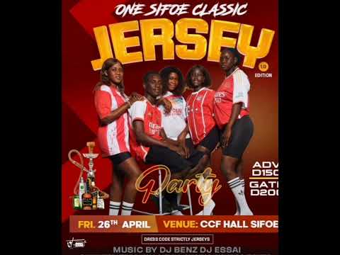 Siffoe jersey party live record*_* by( CHECK CHECK SOUND) DJ BENZ & DJ ESSAI