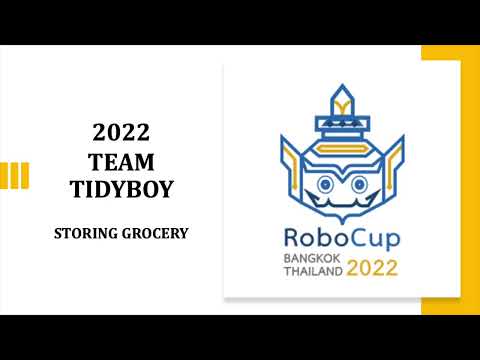 2022 Robocup@home DSPL Team Tidyboy - Storing Grocery