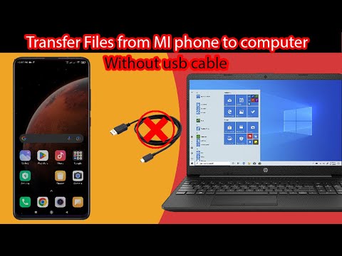 How to transfer files from Xiaomi to pc without usb