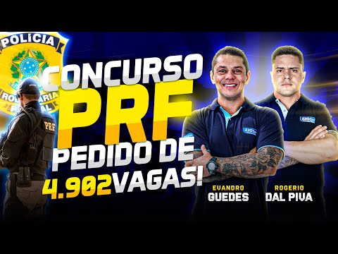 NOVO CONCURSO PRF - PEDIDO DE 4.902 VAGAS | Podcast AlfaCon