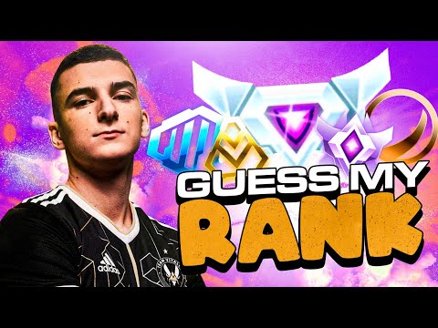 I GUESS YOUR RANKS ON ROCKET LEAGUE!!