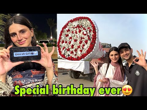 Saba ko birthday par huge bouquet ka surprise kardiya 😍 | pakistan’s biggest bouquet ever 💐