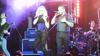Liv Kristine and Raymond / Theatre of Tragedy-&quot;Machine&quot; 18.12.2015 Nagold