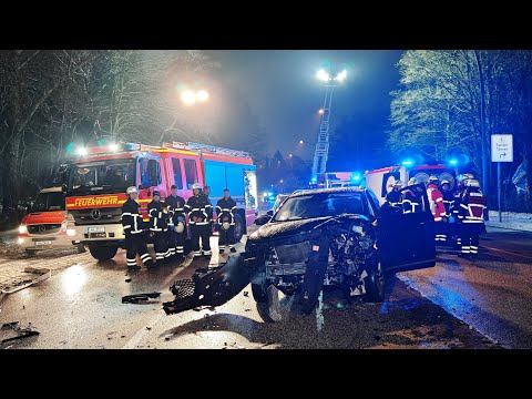 Vier Verletzte nach Unfall auf der Bergedorfer Straße / B5