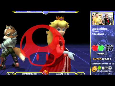 SDR27 Grand Finals: Silly Kyle (Peach) vs sanchAZ (Fox)