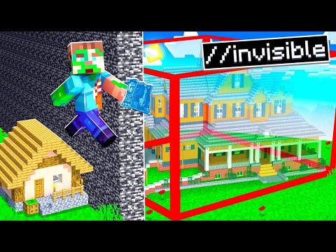 OMG! CHEATING in Minecraft Competition w/ Invisible Blocks