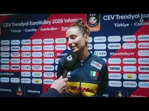 Europei Femminili: Carlotta Cambi dopo Italia-Francia 3-1