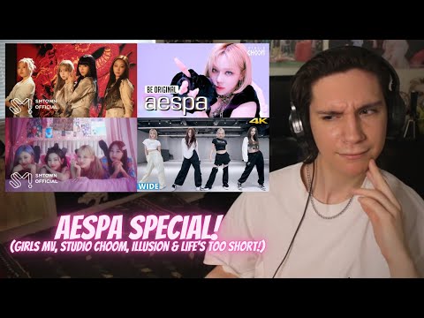 DANCER REACTS TO aespa | 'Girls' MV, Studio Choom, 'Life's Too Short' MV & 'Illusion' Dance Practice