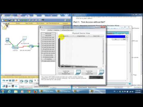 CCNA4 5.2.1.4 Packet Tracer   Configuring Static NAT