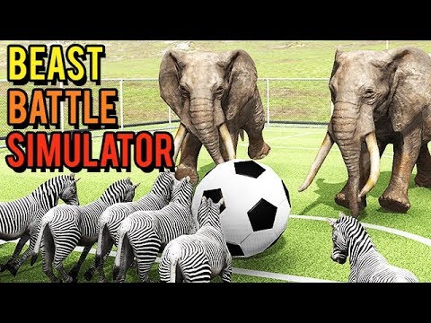 Beast Battle Simulator Gameplay German - Tierischer Extrem Ballsport