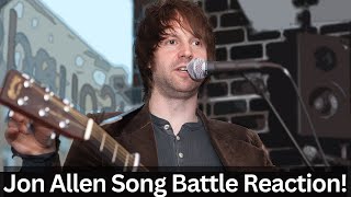 Jon Allen Reaction - In Your Light vs Down By The River Song Battle!