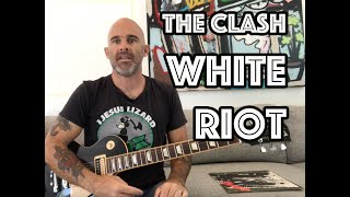 White Riot The Clash Guitar Lesson + Tutorial [WITH SOLO!]