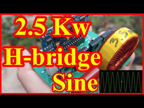 DIY 2.5kW Pure Sine Wave Inverter Using H Bridge & 2 Transformers | JLCPCB
