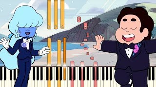 Let&#39;s Only Think About Love -  Steven Universe | Piano Tutorial (Synthesia)