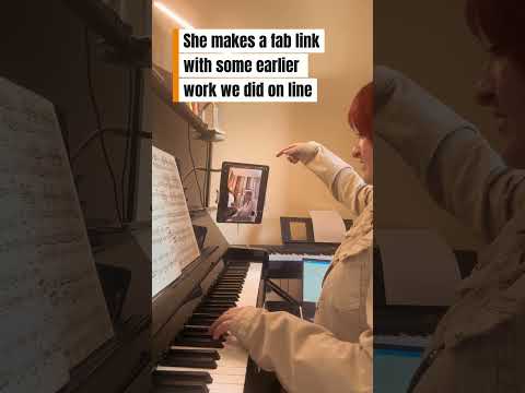 Part 2 - Working online with Liz on accents in Regard de l’étoile (No 2 of Messiaen’s Vingt Regards)