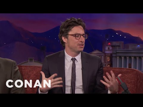 Why Zach Braff Wears Nipple Pasties On "Alex Inc" | CONAN on TBS