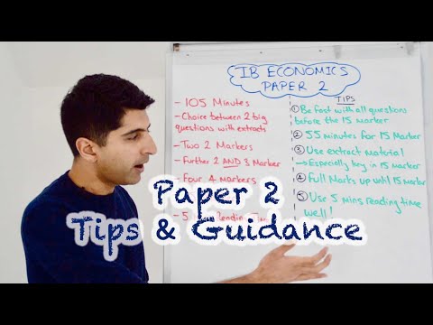 IB Economics - Paper 2 Tips & Guidance (HL & SL)