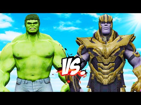 HULK VS THANOS - INFINITY BATTLE