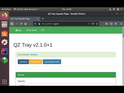 How to install QZ Tray on Ubuntu 18.04