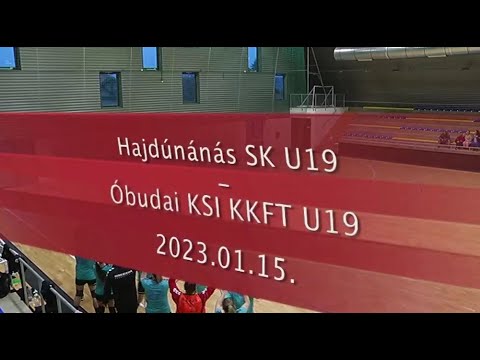 Hajdúnánási Televízió: Hajdúnánás SK U19 - Óbudai KSI KKFT U19 2023.01.23.